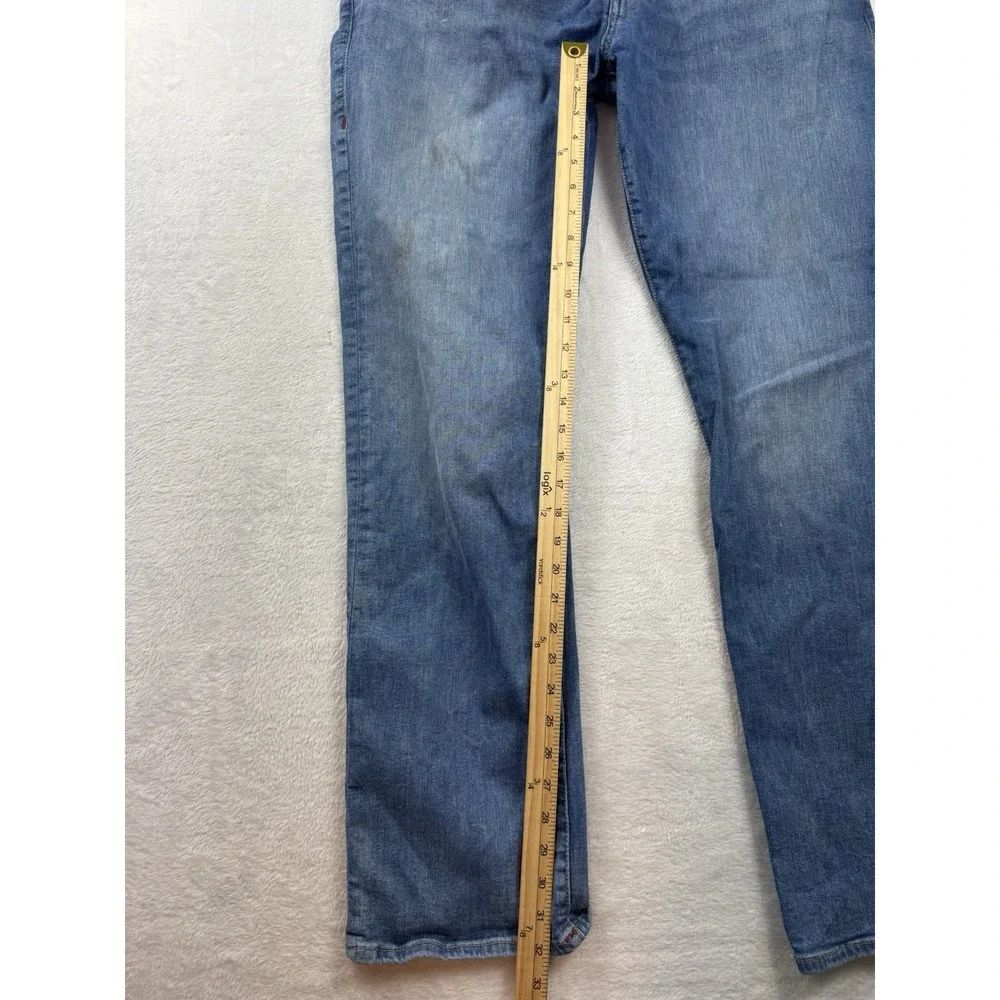True Religion Men's Rocco Big T Flap Relaxed Skinny Mid Rise Jean SZ 40
